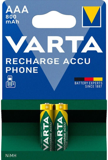 Varta Accu Презареждащи батерии AAA Ni-MH 800mAh 1.2V 4бр