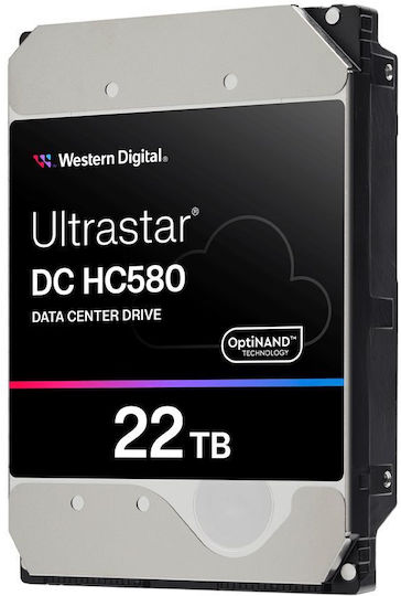Western Digital Ultrastar DC HC580 22TB HDD Hard Drive 3.5" SATA III 7200rpm with 512MB Cache for Recorder 0F62784