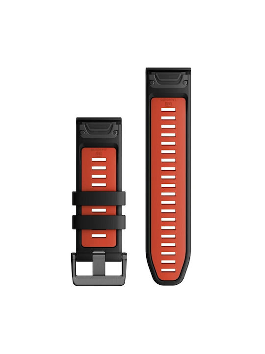Garmin Curea Negru/Roșu Flacără (Garmin Instinct 2X) Garmin Curea Negru/Roșu Flacără (Garmin Instinct 2X)