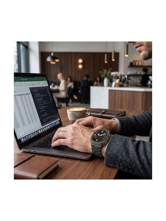 Tech-Protect Stainless Steel Black Strap (Galaxy Watch Ultra / Ultra 2)