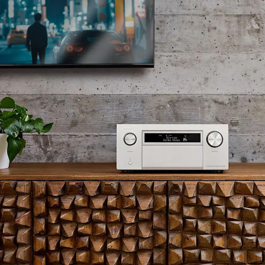 Denon AVC-A10H Home Cinema Amplifier 4K/8K 13.4 Channels 150W/8Ω 199W/6Ω with HDR and Dolby Atmos Silver