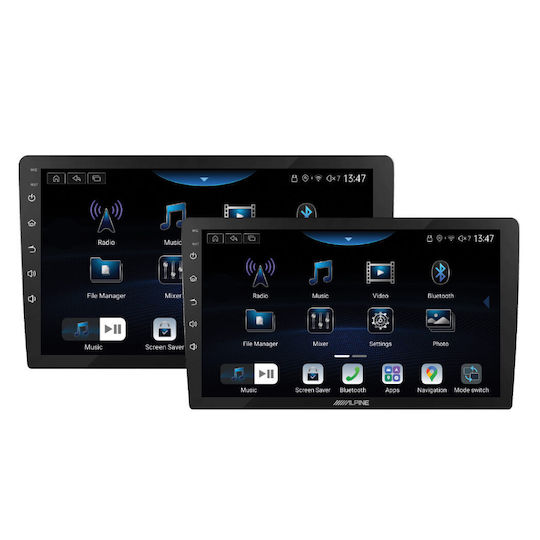 Ine-ax809 Universal Alpine Navigație 9" Ecran Wxga Hd Android 13 8-Core 2.0ghz 8+256gb 4g Wi-fi Bt