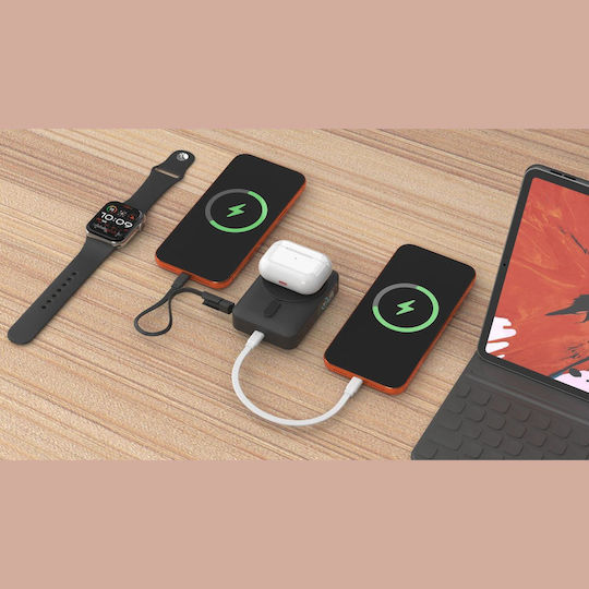 Mobile Origin PB19 MagSafe Qi2 Power Bank 10000mAh 20W With USB-C Power Delivery Output Port Black