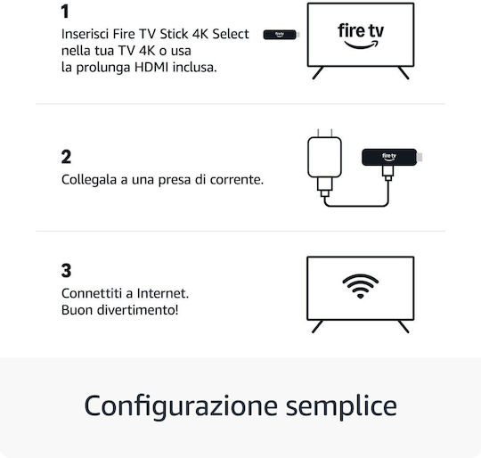 Amazon Smart TV Stick Fire 4K UHD Wi-Fi / HDMI