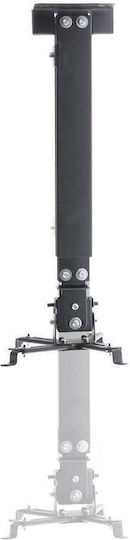 Art Projector Mount Ceiling P-108 with Maximum Load Capacity of 10kg Black