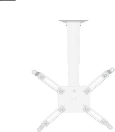 Onkron Ceiling Projector Mount White