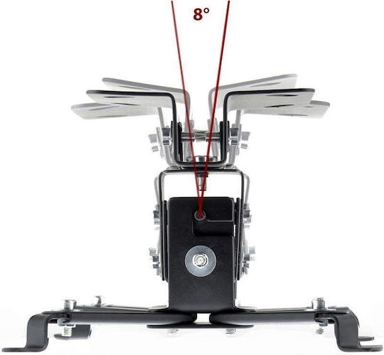 Art Projector Mount Ceiling P-108 with Maximum Load Capacity of 10kg Black