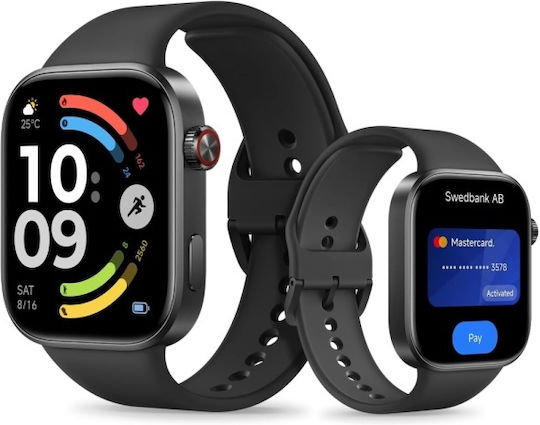 Xiaomi Redmi Watch 6 NFC Aluminum 46mm with Heart Rate Sensor Obsidian Black