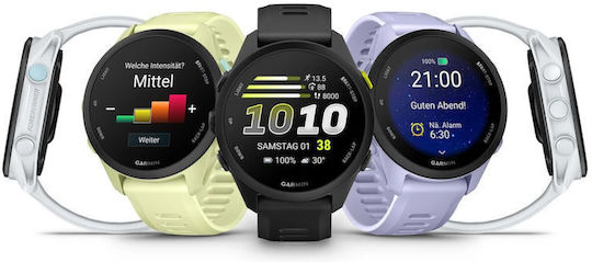 Garmin Forerunner 70 43mm Waterproof Smartwatch cu Pedometru (Whitestone)