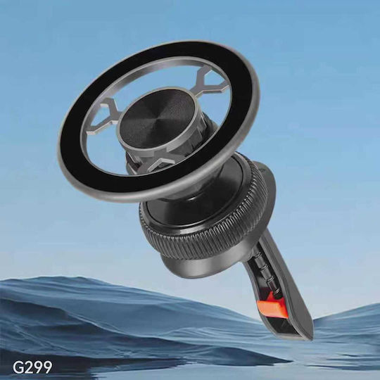 Car Mobile Mount with Magnet Gun Grey