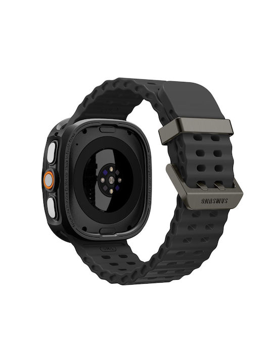 Spigen Liquid Air Matte Silicone Case in Black for Samsung Galaxy Watch Ultra 2