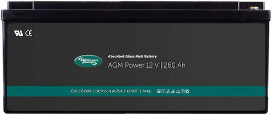 Whisper Power Whisper Power Auto-Batterie mit 260Ah Kapazität