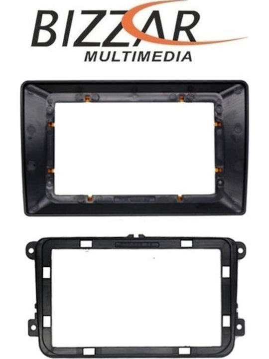 Bizzar Car Audio System for Seat Alhambra / Leon / Toledo Skoda Fabia / Octavia / Praktik / Rapid / Roomster / Superb Volkswagen Amarok / Beetle / Caddy / Eos / Golf / Jetta / Passat / Passat CC / Polo / Scirocco / Sharan / Tiguan / Touran / Transporter (Bluetooth/USB/WiFi/GPS/Apple CarPlay/Android Auto) with 10" Touch Screen