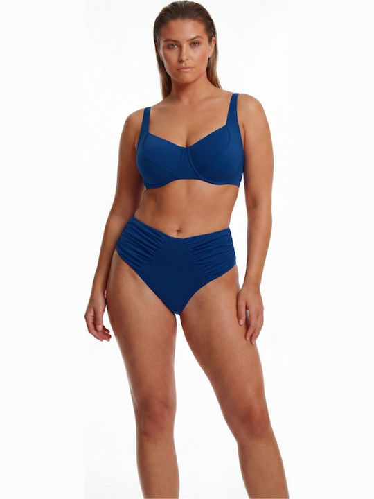 Bikini Slip High Waist Navy Blue