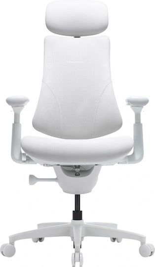 LiberNovo Omni Gen Office Chair with Adjustable Arms White LiberNovo Omni Gen Office Chair with Adjustable Arms White