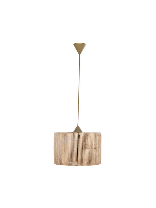 HomeMarkt Deckenleuchte Braunes Boho mit E27 Lampenbirnensockel 30x30cm
