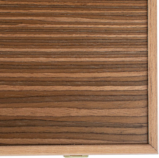Manopoulos Handmade Wooden Backgammon 48x48cm