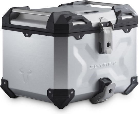 Σετ Βάσης Βαλίτσας Topcase Sw-motech Trax Adv Yamaha Tracer 9 Gt Gt+ 25 Ασημί
