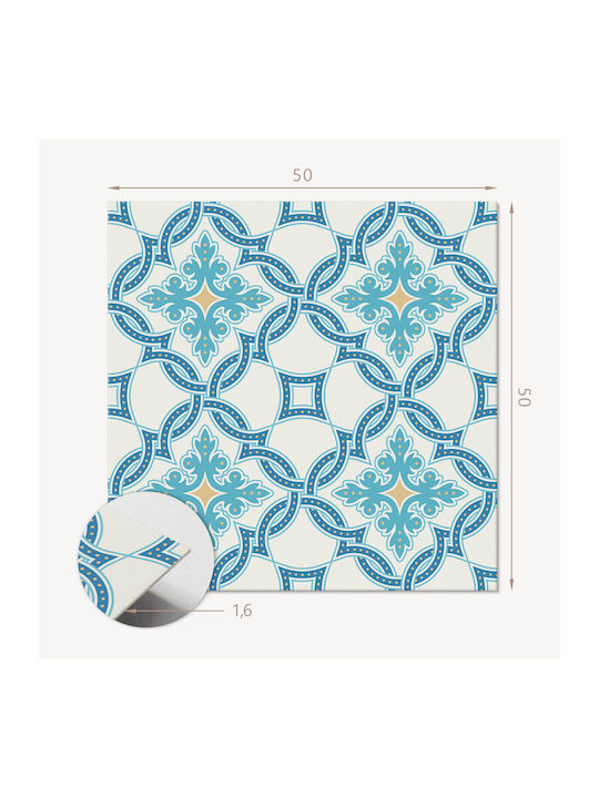Pachet de Plăci de Pardoseală din Vinil Arabesque 4x50x50 Bucăți