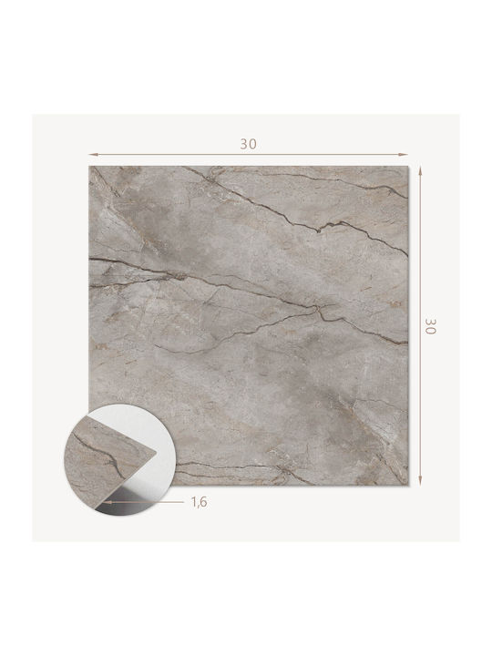 Set De Plăci Pvc Decorațiune Bucătărie Sau Baie Model De Piatră Naturală 9x30x30 Bucăți