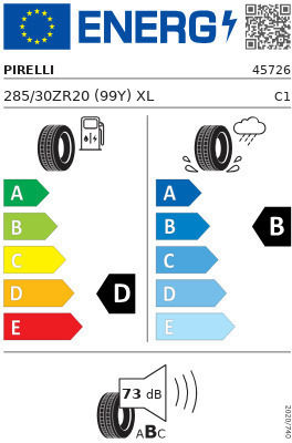 Pirelli Pz5 I* 285/30R20 99YY XL Θερινό Λάστιχο Αυτοκινήτου