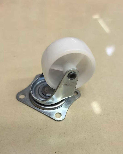 Furniture Wheel Polypropylene White