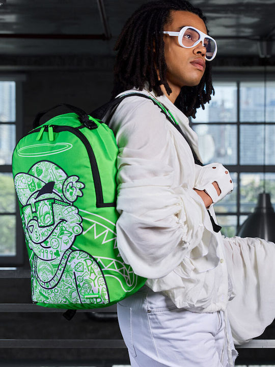 Sprayground School Backpack Junior High-High School with Water Bottle Holder Money Bear Disruptor 29 x 15 x 45cm Sprayground School Backpack Junior High-High School with Water Bottle Holder Money Bear Disruptor 29 x 15 x 45cm