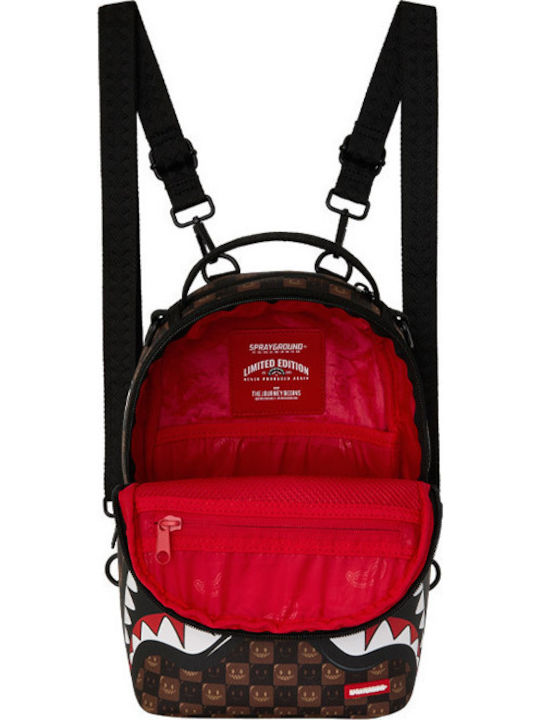 Sprayground School Backpack Junior High - High School Sharks In Paris Grin Grind Mini 24 x 13 x 37cm