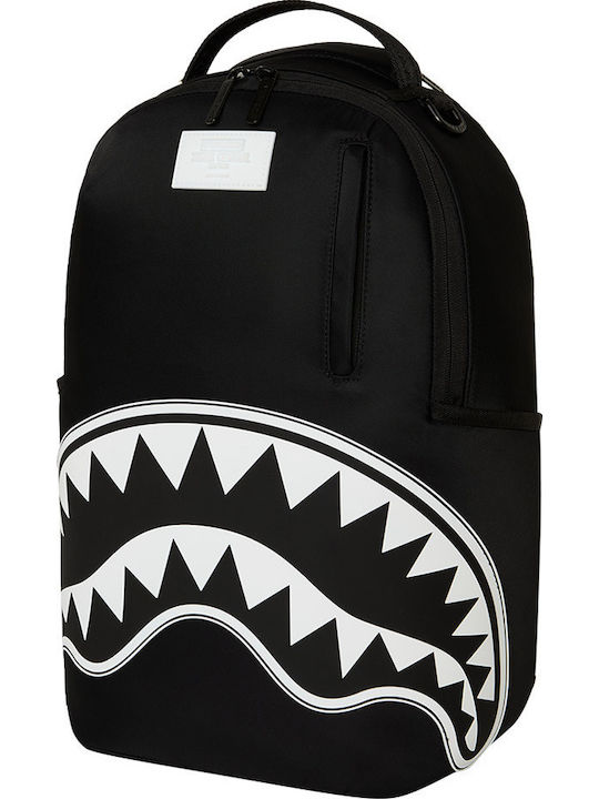 Sprayground Schulranzen Rucksack für Junior High-High School mit Flaschenhalter Shark Central 2 Schwarz Weiß Nylon 29 x 15 x 45cm