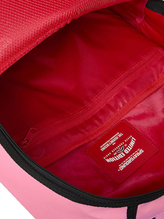 Sprayground Shark Central Schulranzen Rucksack für Junior High-High School Rosa Stickerei 29 x 15 x 45,7cm 2026