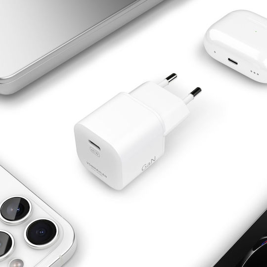 Vonmählen Wireless GaN Charger with USB-C Port 65W Quick Charge 3.0 White