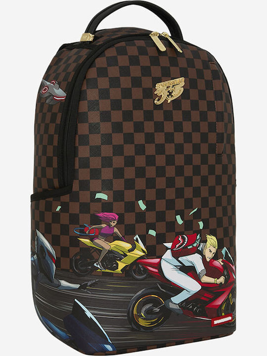 Sprayground Ученическа Раница За Гимназия С Джоб За Бутилка Кафява 29 x 15 x 45.7см Sprayground Ученическа Раница За Гимназия С Джоб За Бутилка Кафява 29 x 15 x 45.7см