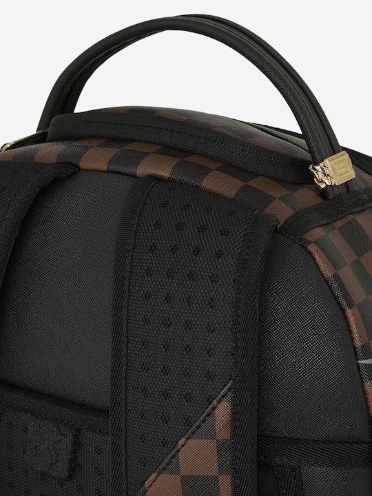 Sprayground School Backpack for Junior High School - High School with Water Bottle Holder Brown 29 x 15 x 45.7cm