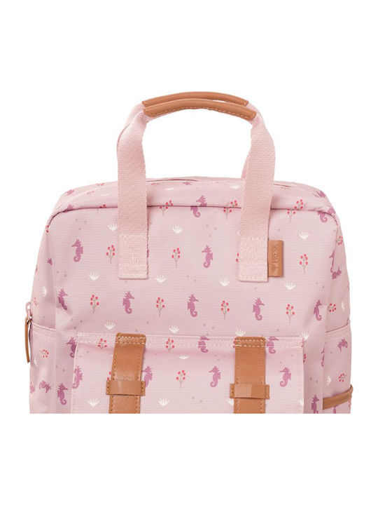 Fresk Seahorse School Backpack Pink