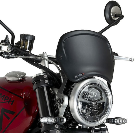 Puig Μπροστινή Μάσκα Triumph Scrambler 1200 X 24-26 Black Matt 22223j