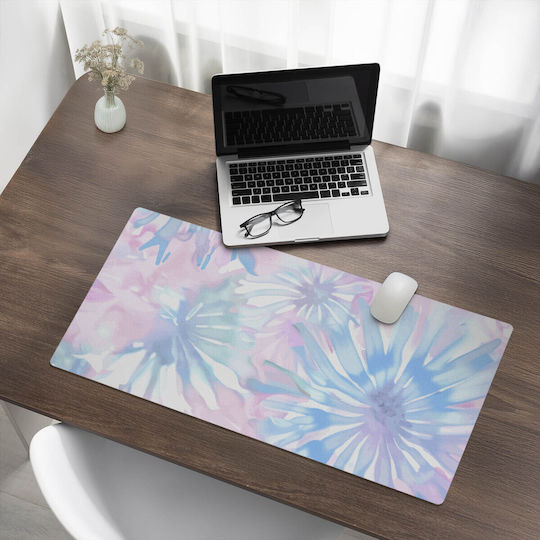 Covoraș Protector Pentru Birou Cu Model Floral Aquarelle 90x45 Cm