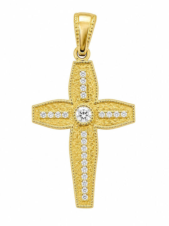 Senzio Belibasakis Gold Kreuz 9K Beidseitig Senzio Belibasakis Gold Kreuz 9K Beidseitig