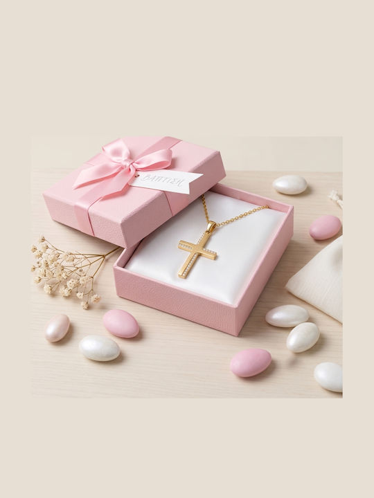 Women's Gold Cross 9K with Chain