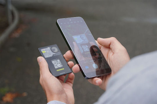 Rolling Square AirCard Pro Apple Find My Черен
