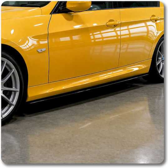 Additional Side Door Sill Bmw 3 E90/e91 05-11 E92/e93 06-14 Glossy Black Abs Plastic 2 Pieces