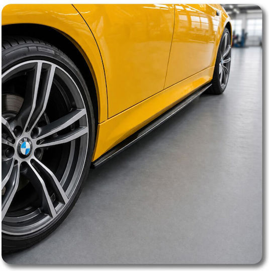 Additional Side Door Sill Bmw 3 E90/e91 05-11 E92/e93 06-14 Glossy Black Abs Plastic 2 Pieces