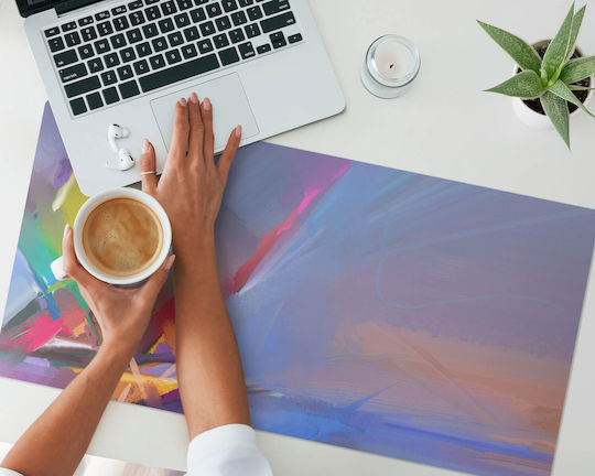 Desk Protector Abstract Graphics 90x45 Cm