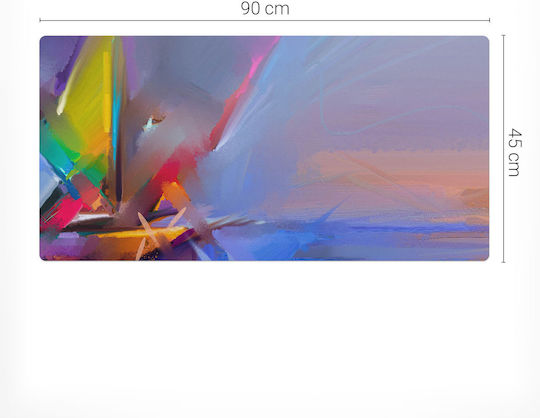 Desk Protector Abstract Graphics 90x45 Cm