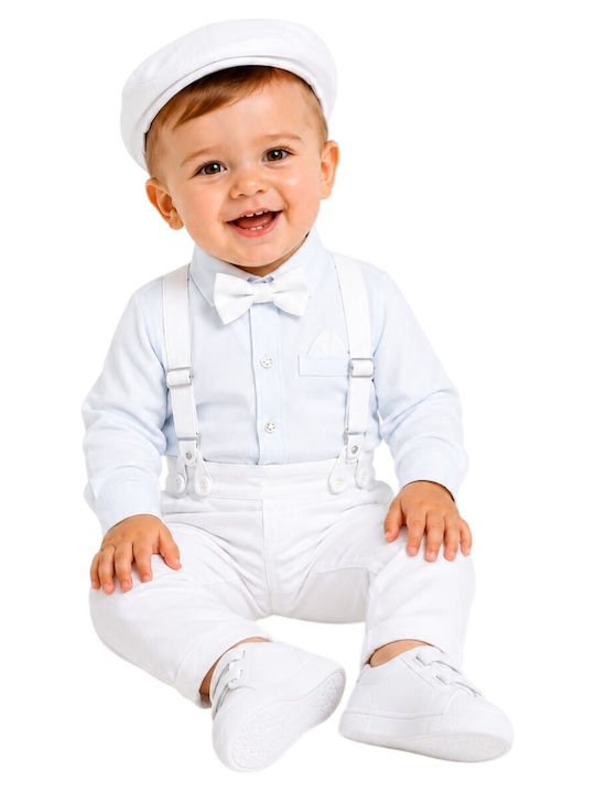 TakTakBaby Baptism Suit Light Blue 5 Pieces