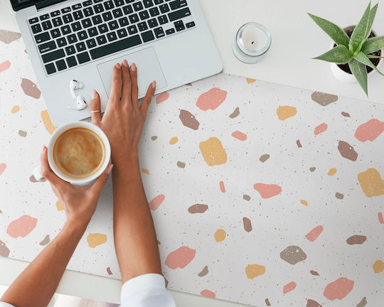 Non-Slip Desk Pad Pastel Purple 120x60 Cm