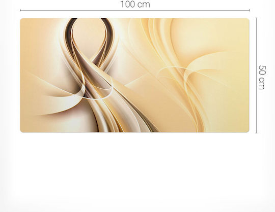 Schreibtischunterlagen Vinyl Schutzmatte Unternehmen Büro Abstrakte Wellen 100x50 cm