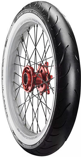 Avon Cobra Av91 90-21 Schlauchlos Benutzerdefiniert Motorradreifen Vorderseite