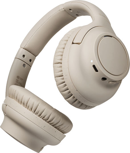 Audio Technica ATH-S3000BT Wireless / Wired Over Ear Headphones and Quick Charge Beige