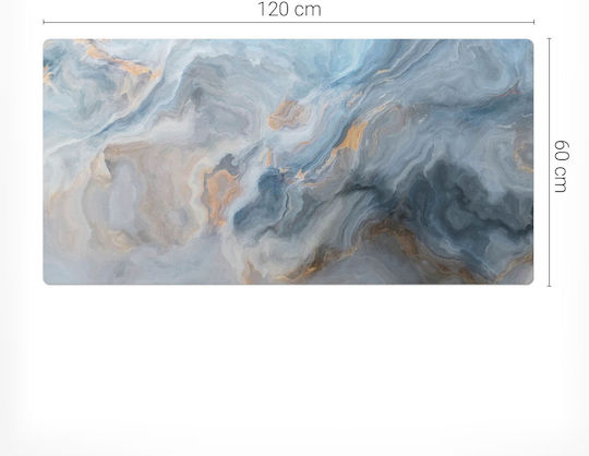 Perna Protectoare Universală Pentru Tăvi Pentru Birou Abstract Waves 120x60 Cm