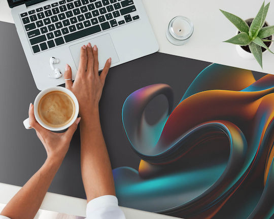 Covoraș Decorativ Protector Tăvi Pentru Birou Wavy Abstractions 120x60 Cm